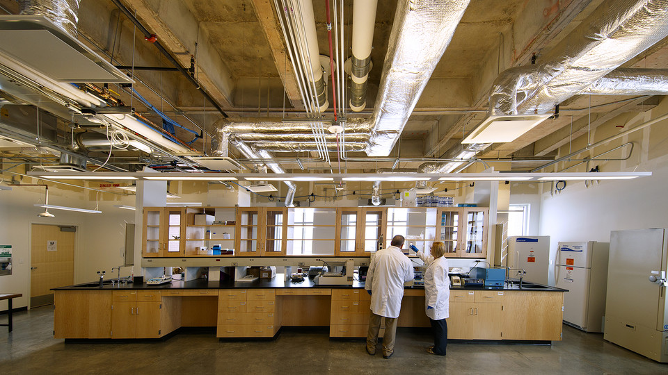  Biotech Connector at Nebraska Innovation Campus is the state's first wet-lab. Wet labs are specialized laboratories that offer water, direct ventilation and specialized piped utilities. They are often used to test chemicals, drugs and biological matter.