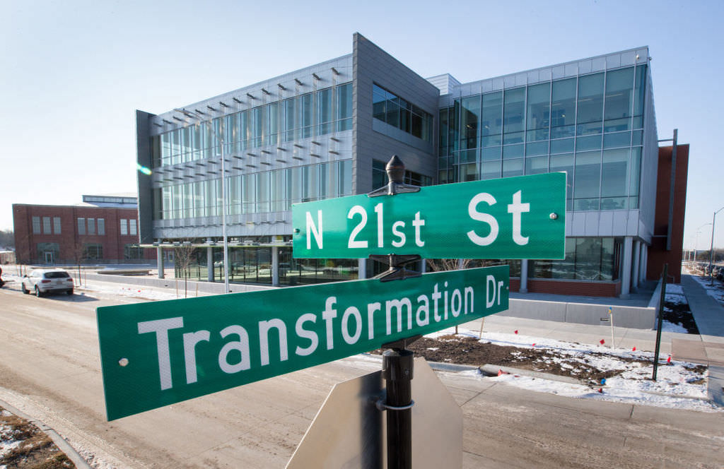 Plans call for the Nebraska Innovation Campus to include more than 25 buildings when construction is complete more than two decades from now.