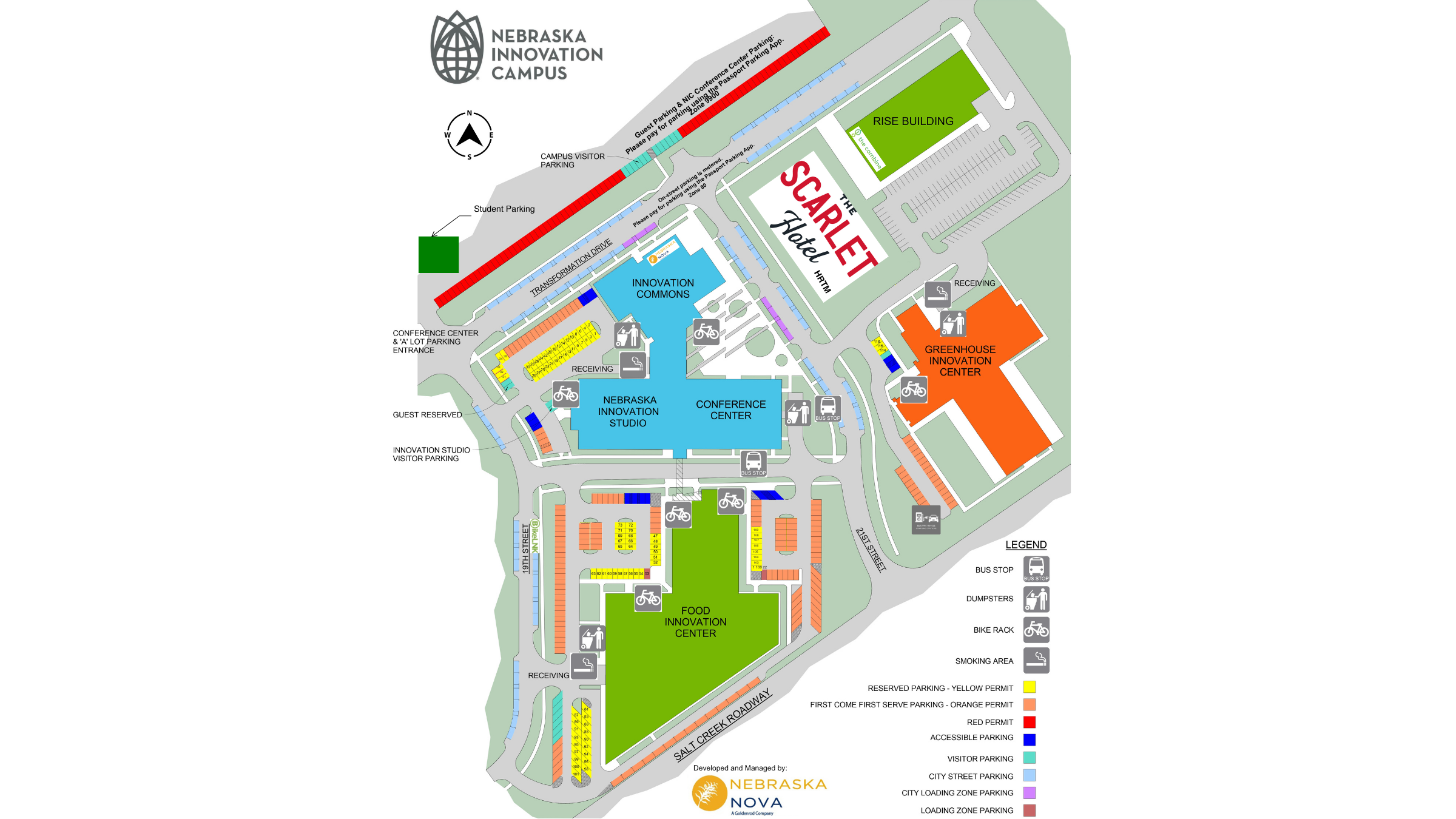 Map of Nebraska Innovation Campus