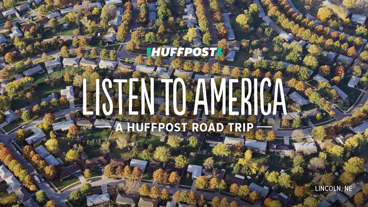 HuffPost Listen to America Bus Tour Graphic