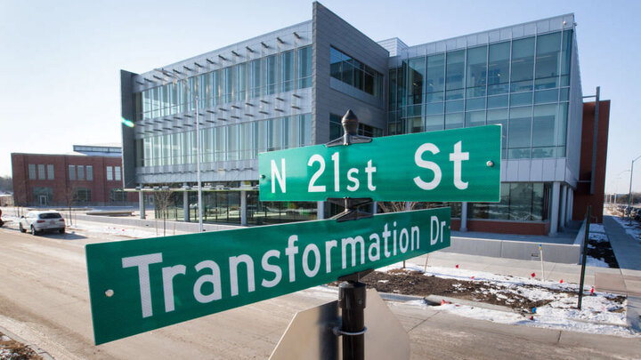 Plans call for the Nebraska Innovation Campus to include more than 25 buildings when construction is complete more than two decades from now.