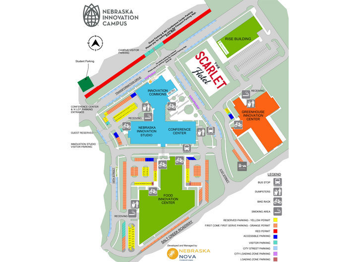Nebraska Innovation Campus Map